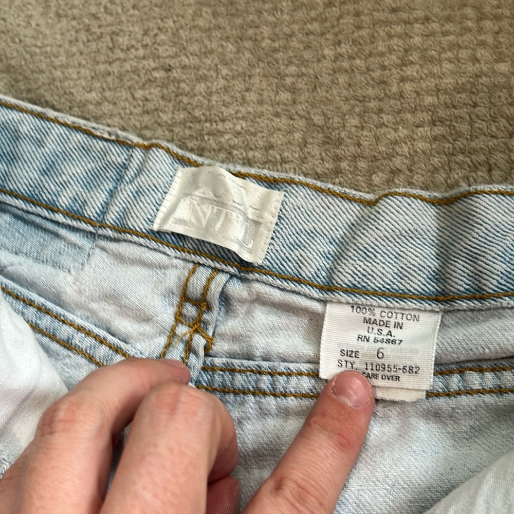 Vintage Denim Shorts JORTS - Picture 3 of 4